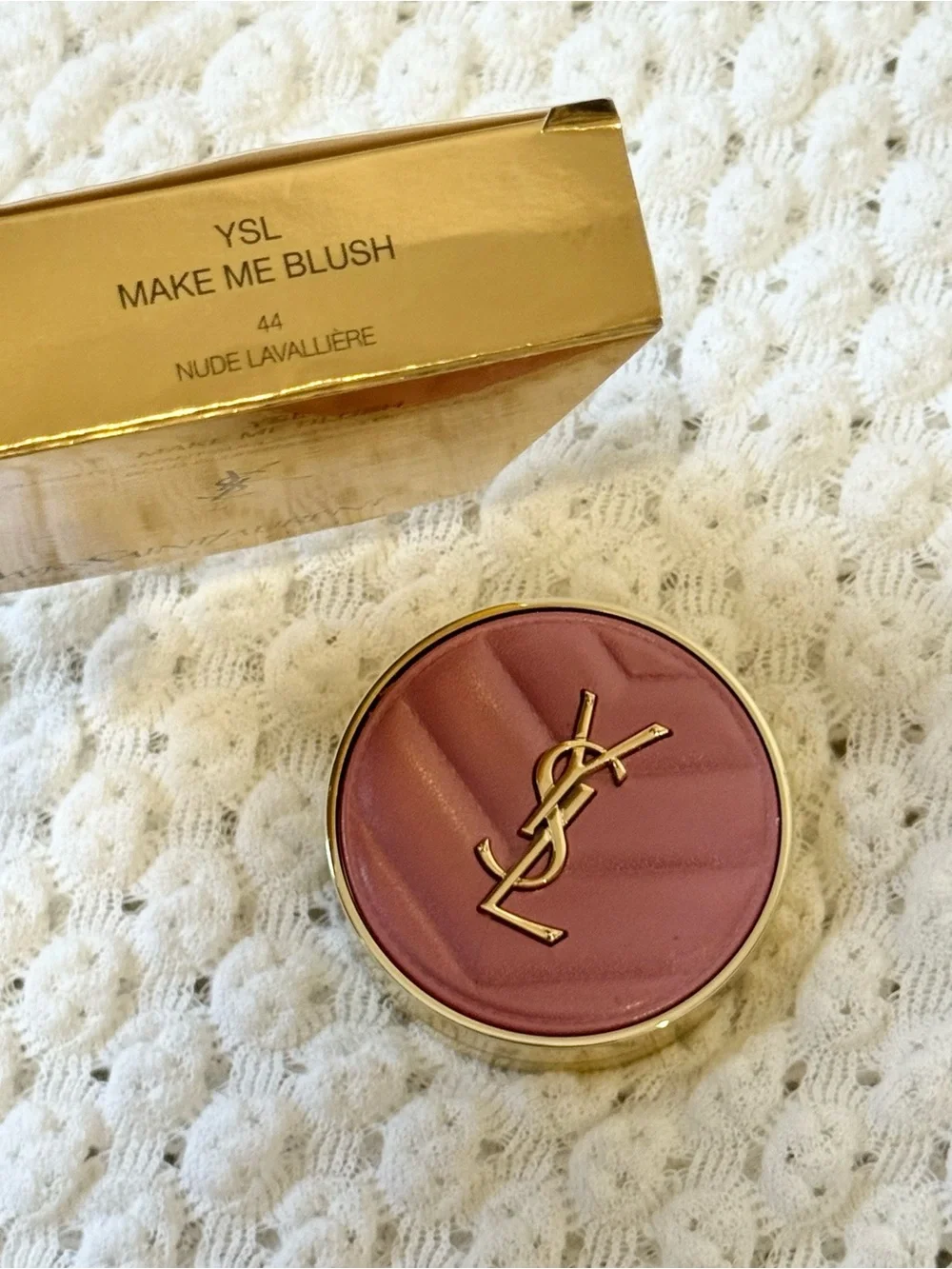 YSL Make Me Blush 24H Buildable Powder Blush 44 Nude Lavalliere